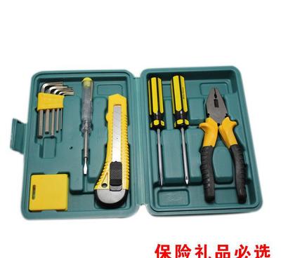 保險禮品12套件家用五金組合套工具8012B 多功能汽車應(yīng)急工具的理想選擇